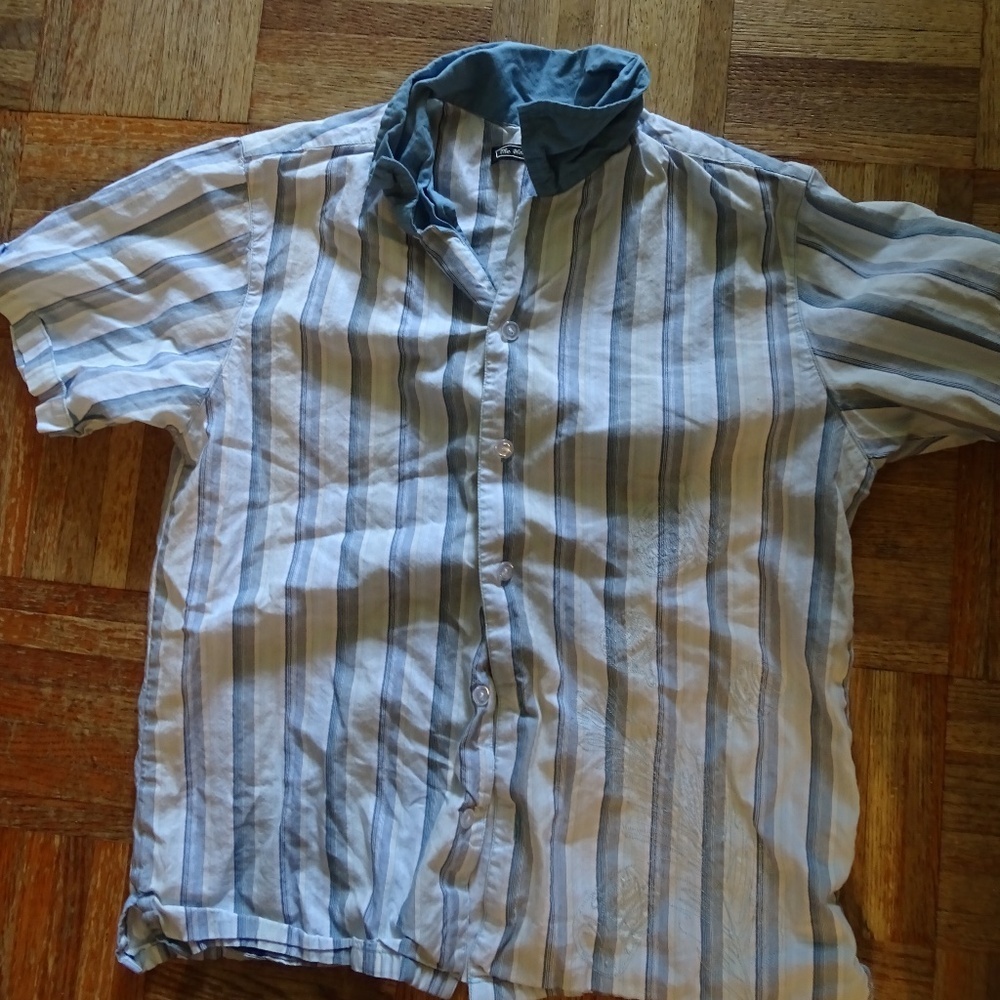 THE HAVANERA CO. %59 COTTON, 41% RAYON CASUAL SHIRT